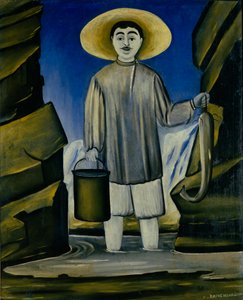 Fisherman Among the Rocks