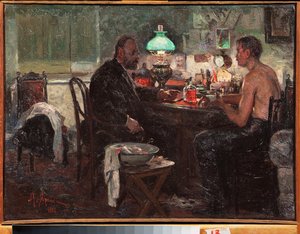 At The Doctor by Nikolai Aleksandrovich Yaroshenko
