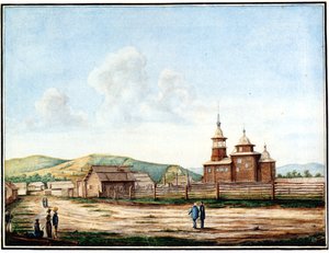 Church in Chita by Nikolai Alexandrovich Bestuzhev