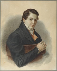 Portrait of Decembrist Mikhail Naryshkin by Nikolai Alexandrovich Bestuzhev