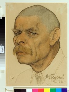 Portrait of the Russian Writer Maxim Gorky
