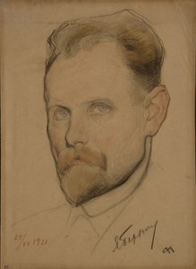 Portrait of Jan Berzin 1889-1938, 1921