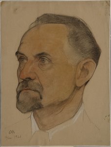 Portrait of Leonid Borisovich Krasin 1870-1926, 1921