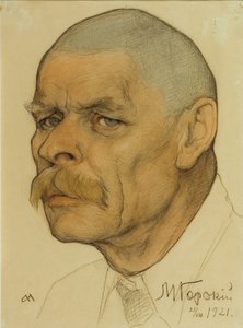 Portrait of the Author Maxim Gorky, 1921