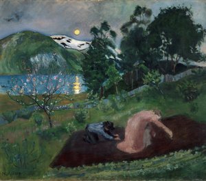 Spring Night in the Garden