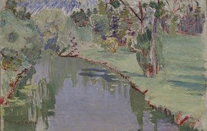 At the Slavyanka River by Nikolai Ivanovich Kulbin