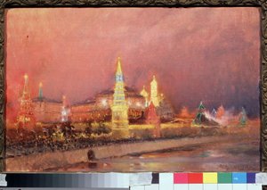 Illumination of the Moscow Kremlin
