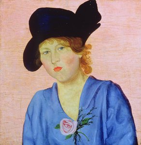 Portrait of a Woman in Blue