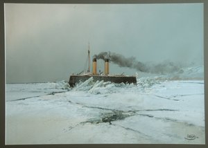 Icebreaker Yermak by Nikolai Nikolayevich Karasin