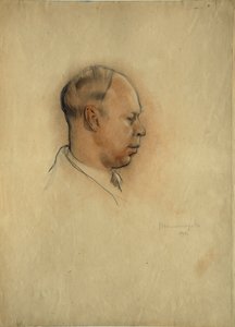 Portrait of the composer Sergei Prokofiev (1891-1953)