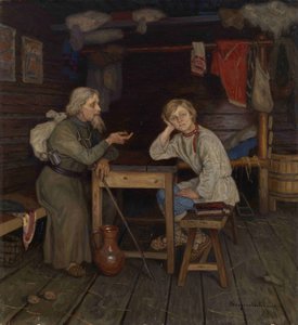 Young Monk, 1889 by Nikolai Petrovich Bogdanov Belsky