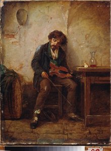 A Musician by Nikolai Petrovich Petrov