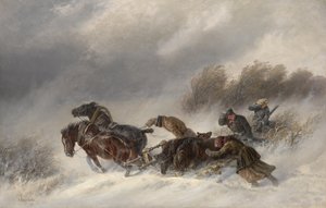Returning from a Bear Hunt by Nikolai Yegorovich Sverchkov