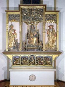 Group of wooden sculptures, from the Isenheim Altarpiece, c.1490