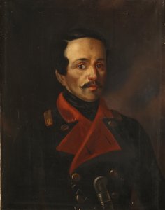 Portrait of the poet Mikhail Lermontov 1814-1841