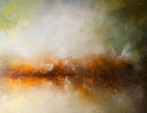 Misty Golden Horizon by Nizaket Sinanovska