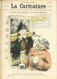 Illustration for the Cover of La Caricature (1880)
