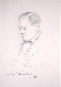 Portrait of Winston Churchill