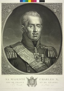 King Charles X of France by Noel Francois Bertrand