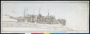 The Abbey of Montmartre, with Chimneys Smoking by Noel Gasselin