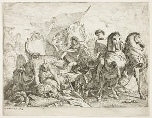 Antiochus Falling from His Chariot by Noel Halle