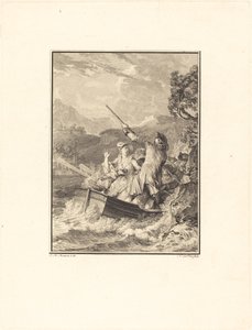 The Boat by Noël Le Mire after Jean Michel Moreau