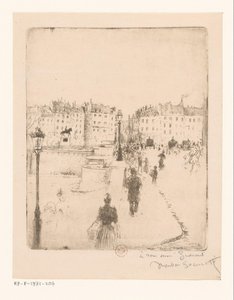 View of the Pont Neuf in Paris by Norbert Goeneutte