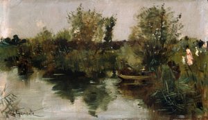 Idyllic River Landscape