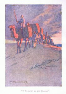 A Caravan in the Desert by Norman Ault