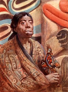A Haida Woman of Queen Charlotte Island (North-West America) by Norman Hardy