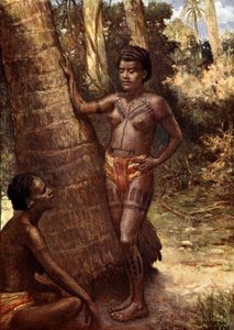 Women of Rennell Island (Polynesia)