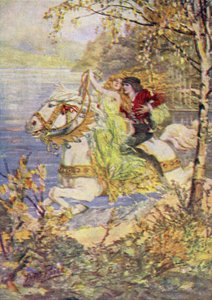 True Thomas and the Fair Queen by Norman Mills (after) Price