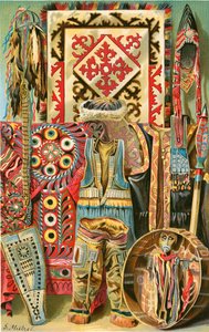 Culture of the Mongols: Fabrics and designs