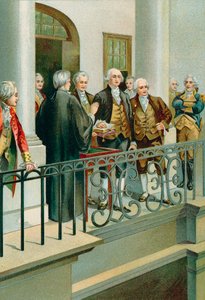George Washington Taking the Oath as President