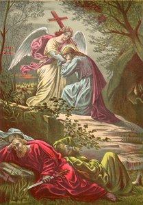 Jesus in the Garden of Gethsemane by North American