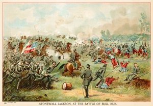 Stonewall Jackson at the Battle of Bull Run by North American