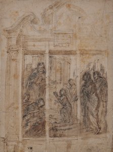 The Presentation of the Virgin at the Temple by Northern Italian School