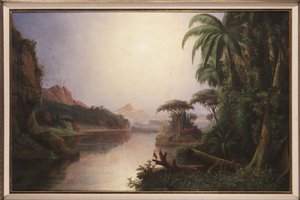 Tropical Landscape by Norton Bush