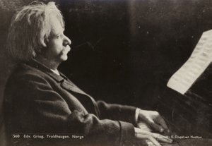 Edvard Grieg in Troldhaugen, Norway by Norwegian Photographer
