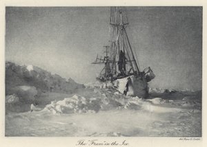 The "Fram" in the Ice by Norwegian Photographer