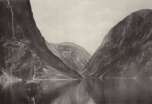The Naerofjord from the Vikingvang Hotel