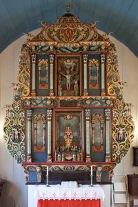 Altarpiece, Mo I Rana church, 1765
