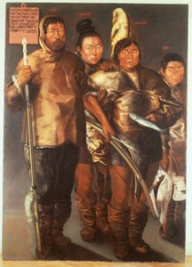 The coloured native from Greenland in Bergen