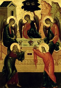 The Holy Trinity by Novgorod School