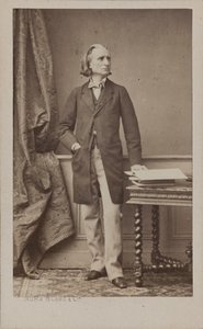 Portrait of the Composer Franz Liszt 1811-1886, c. 1870 by Numa Blanc