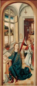 The Annunciation to Mary by Oberrheinsicher Meister