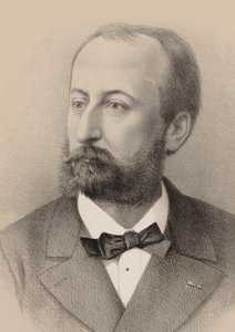 Portrait of the Composer Camille Saint-Saëns by Octave Edouard Jean Jahyer