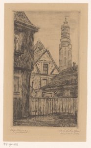 Cityscape with the Tower in Weimar