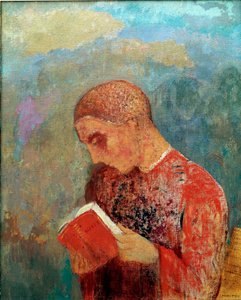 Alsace or, Monk Reading