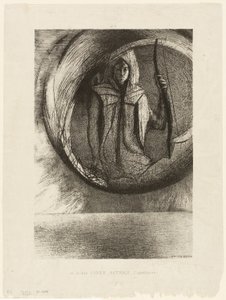 And Beyond, the Astral Idol, the Apotheosis, Plate 2 of 6 by Odilon Redon